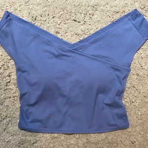 Kortni Jeane Milky Blue Off The Shoulder